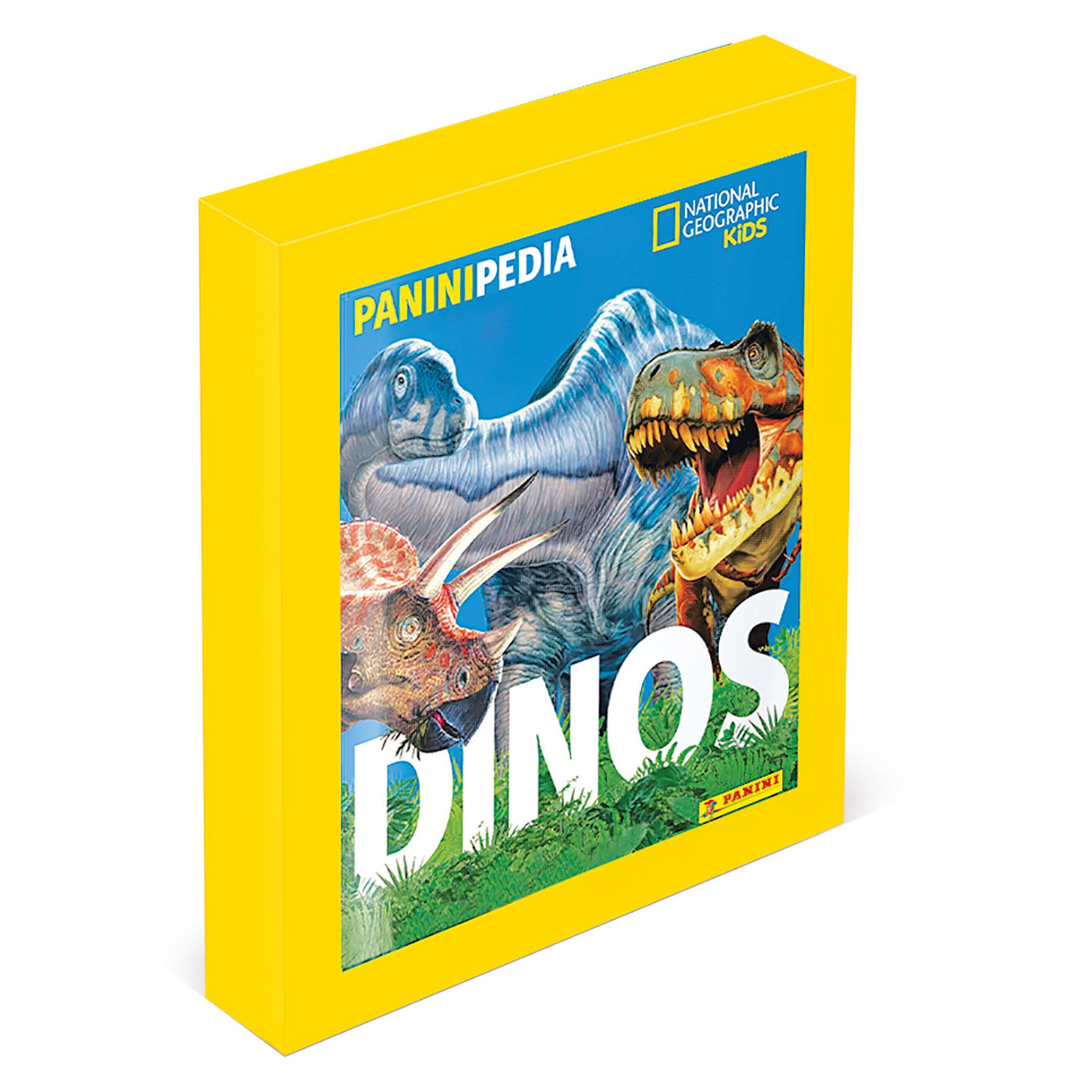 Paninipedia Dino Sticker, boite à 250 autocollants