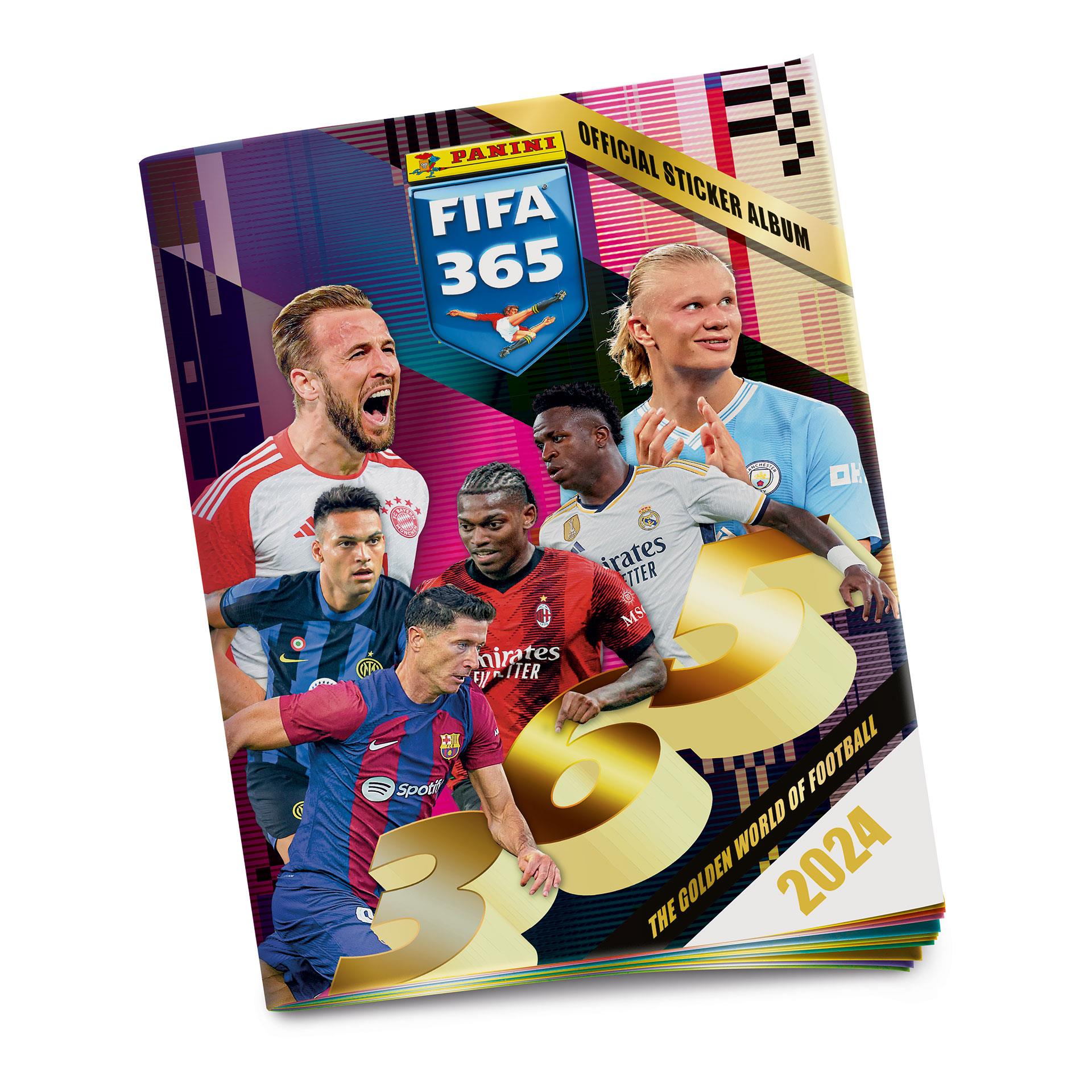 PANINI FIFA 365 2024, boîte d'autocollants à 250 pces