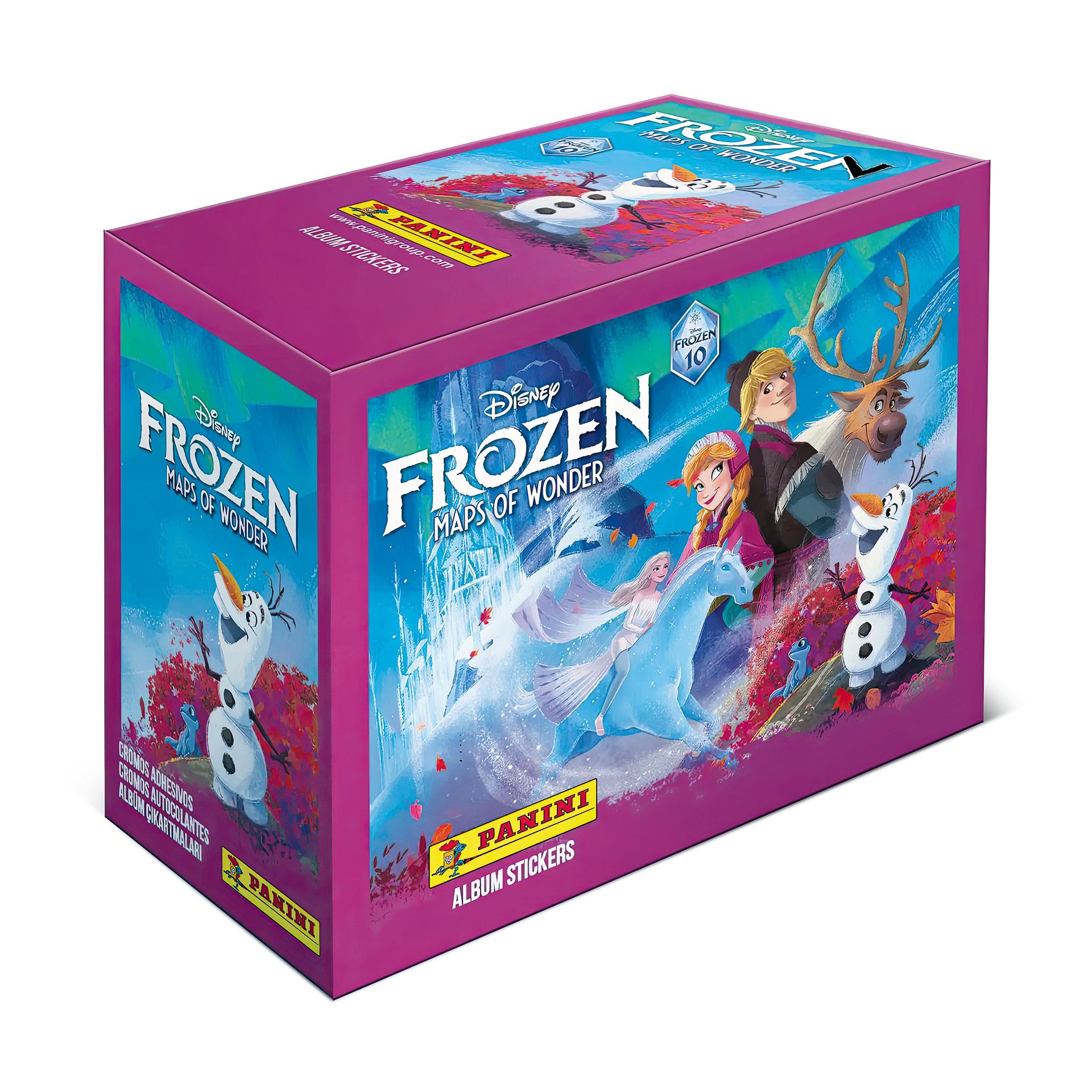 Frozen, la reine des Neiges - collection anniversaire - boîte d'autocollants à 250 pces