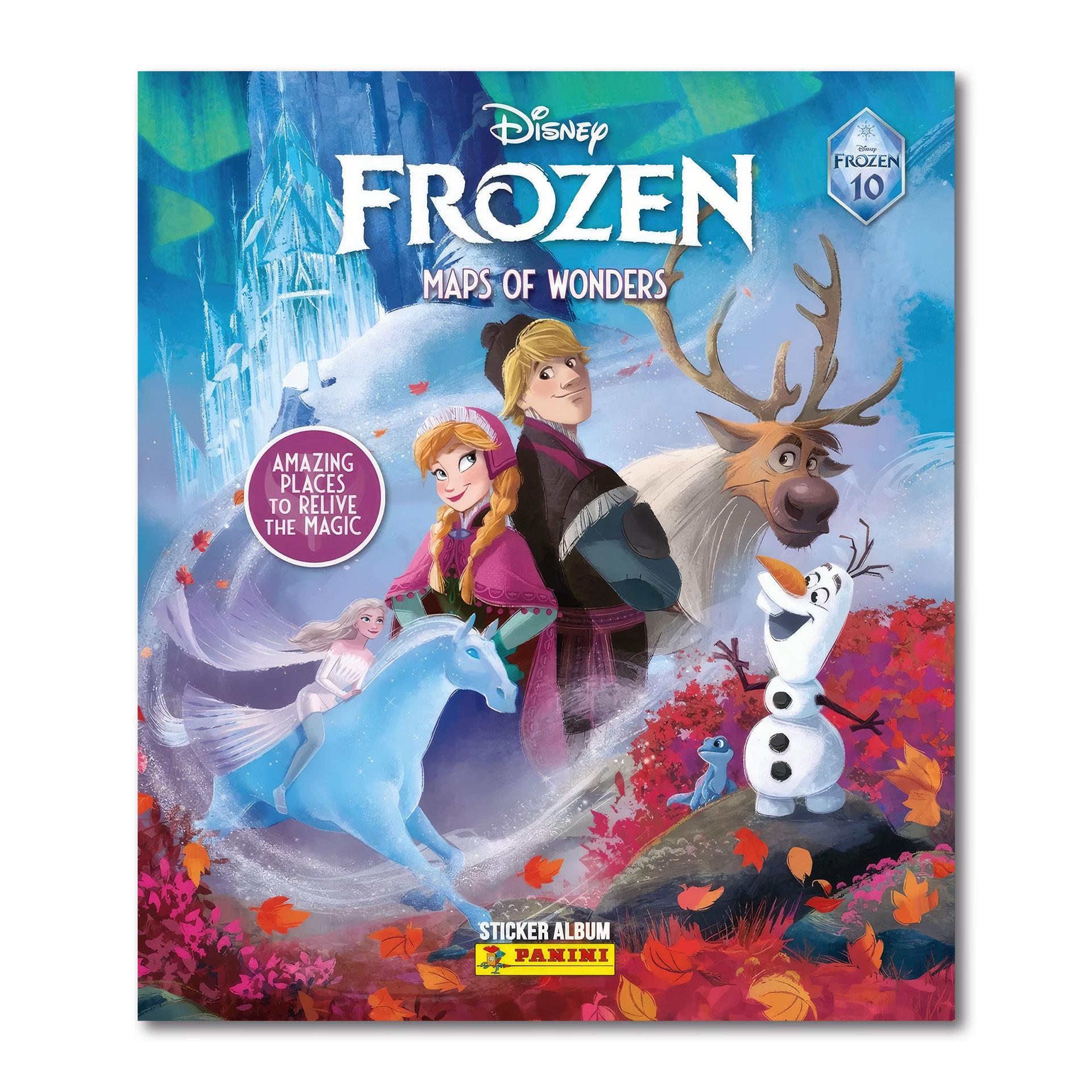 Frozen, la reine des Neiges - collection anniversaire - album d'autocollants