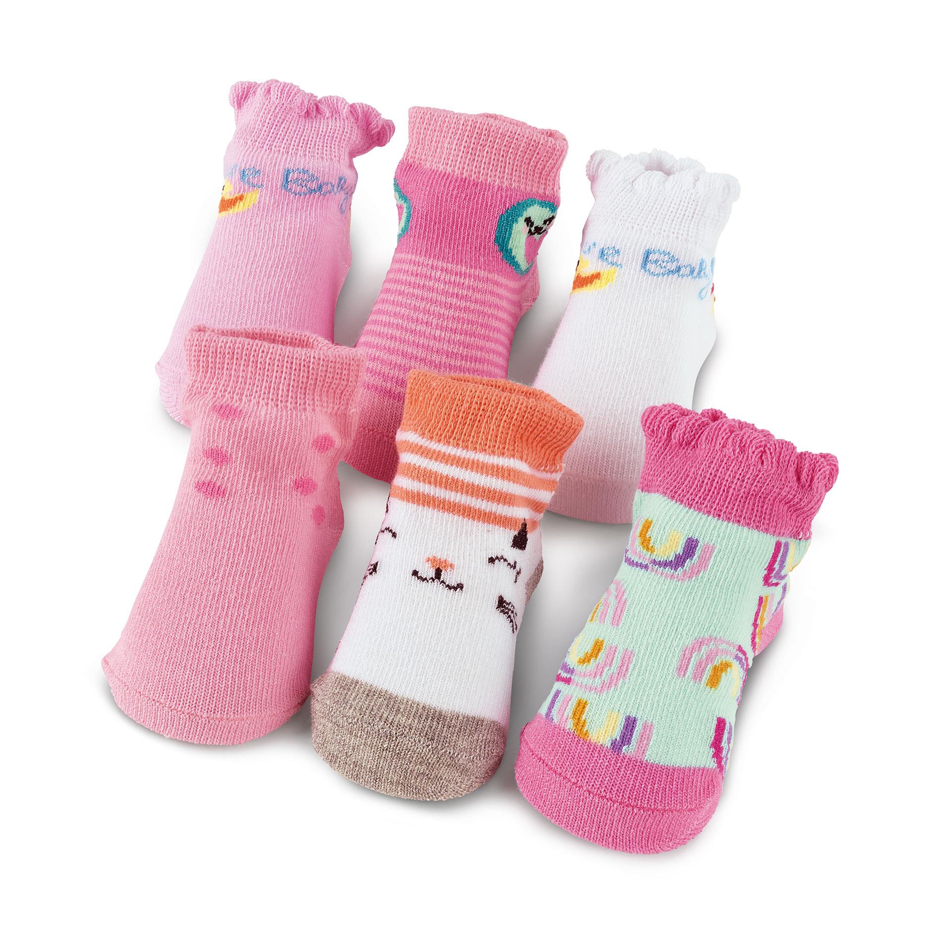 Chaussettes de poupées Baby Love, bel ensemble de 6 paires