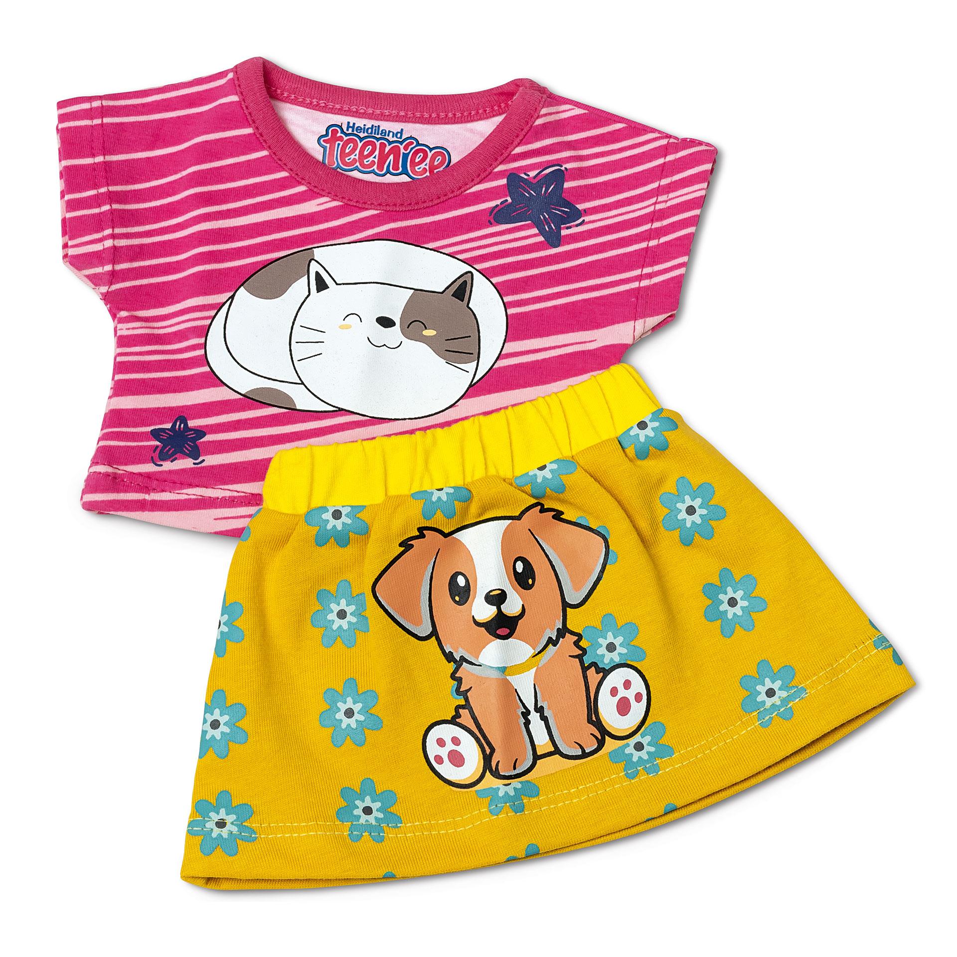 Robe de poupées Puppies Teen'ee, 2 pces