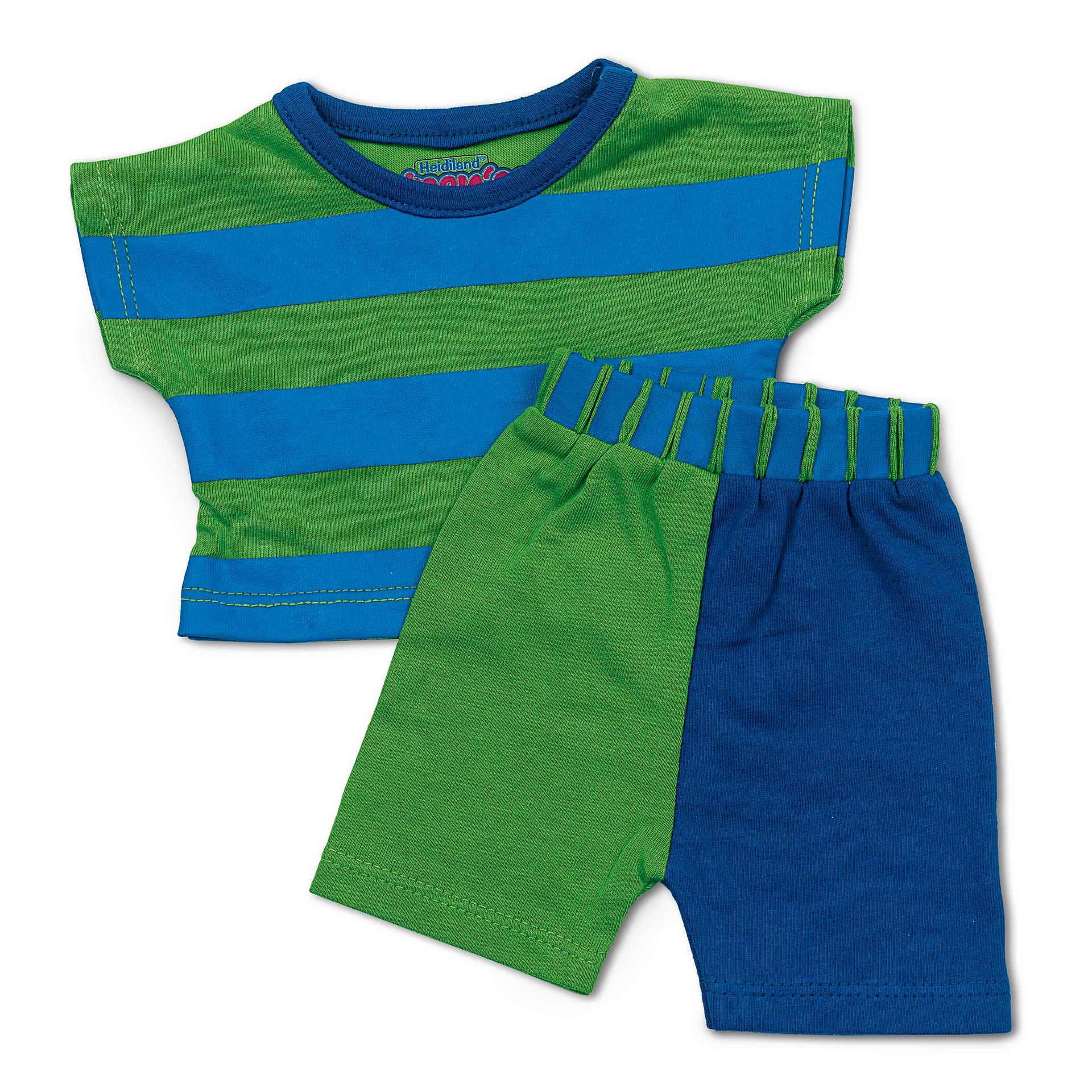 Outfit a righe in 2 pezzi per bambola Teen'ee
