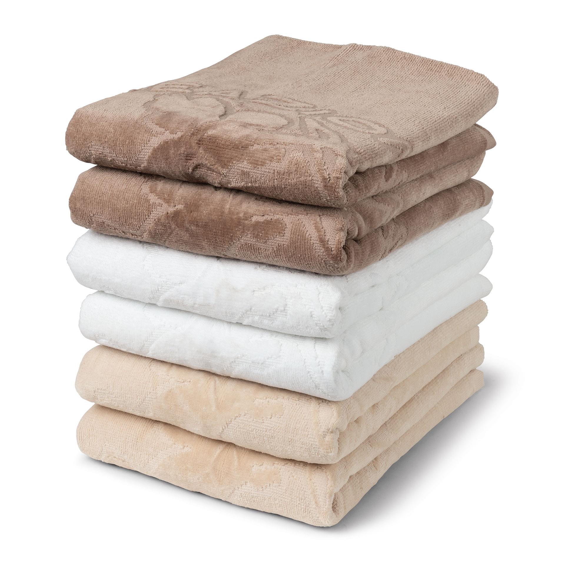 6 asciugamani di spugna, Ivory Art
