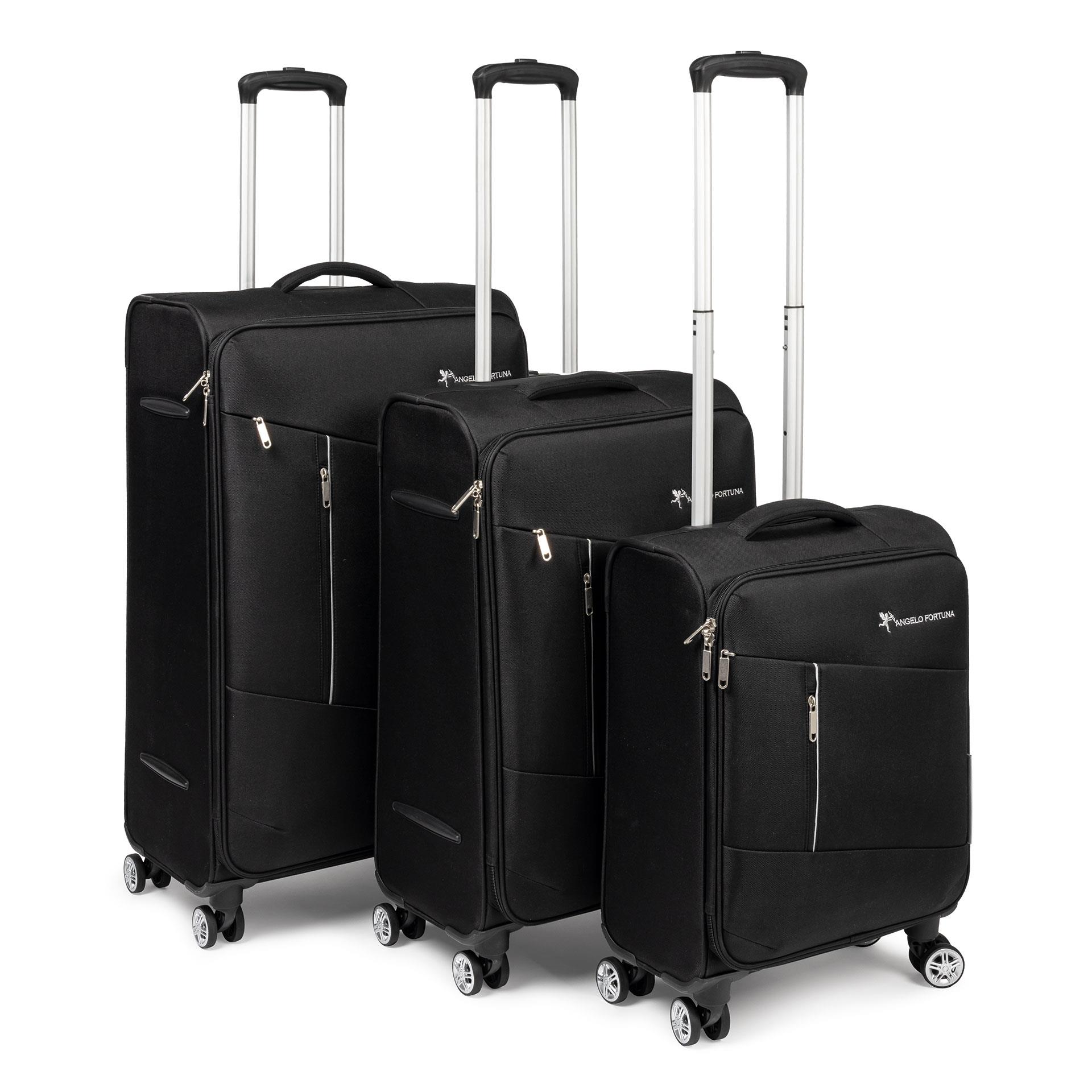 3 trolley a guscio morbido Angelo Fortuna