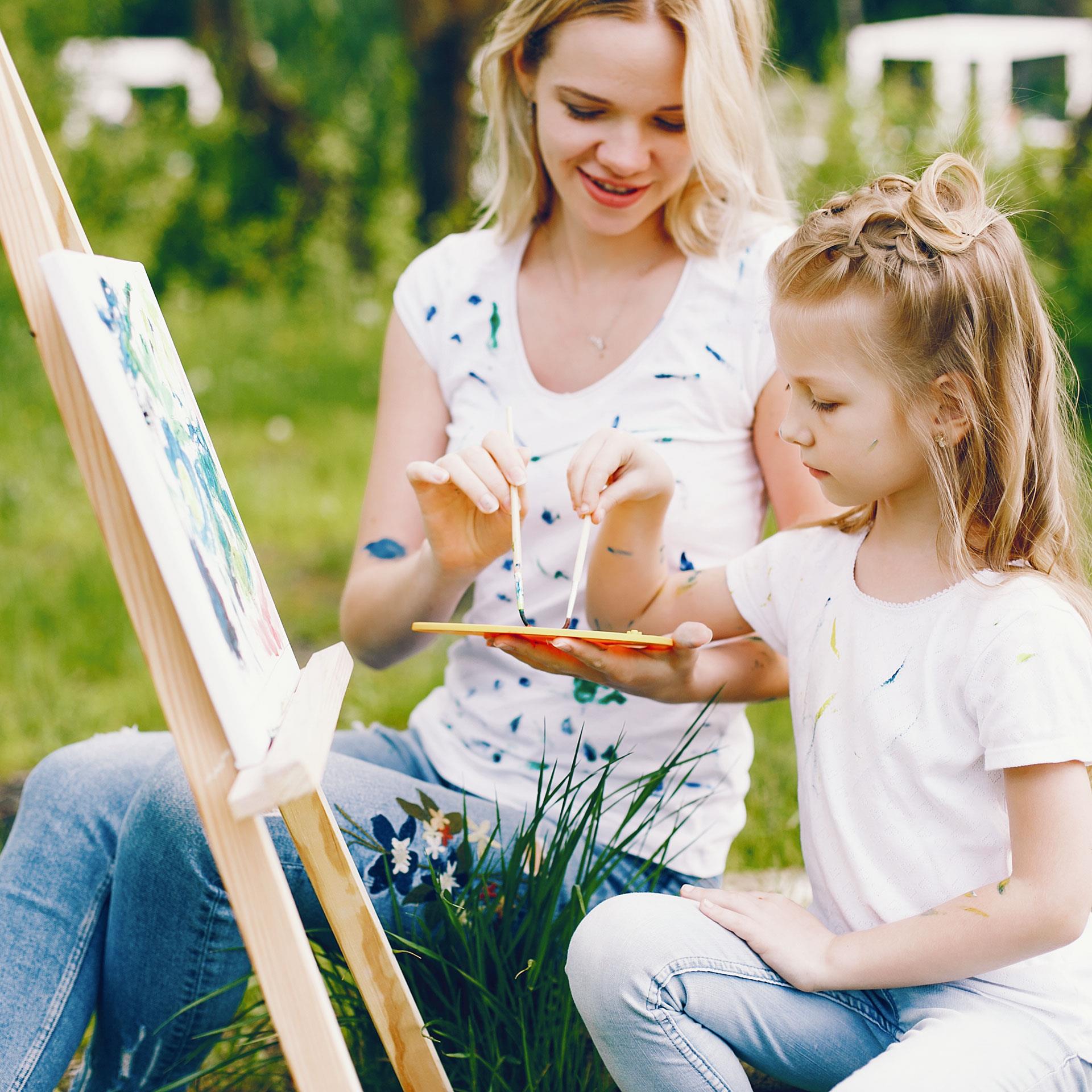Événement de peinture sur toile pour parents/enfants