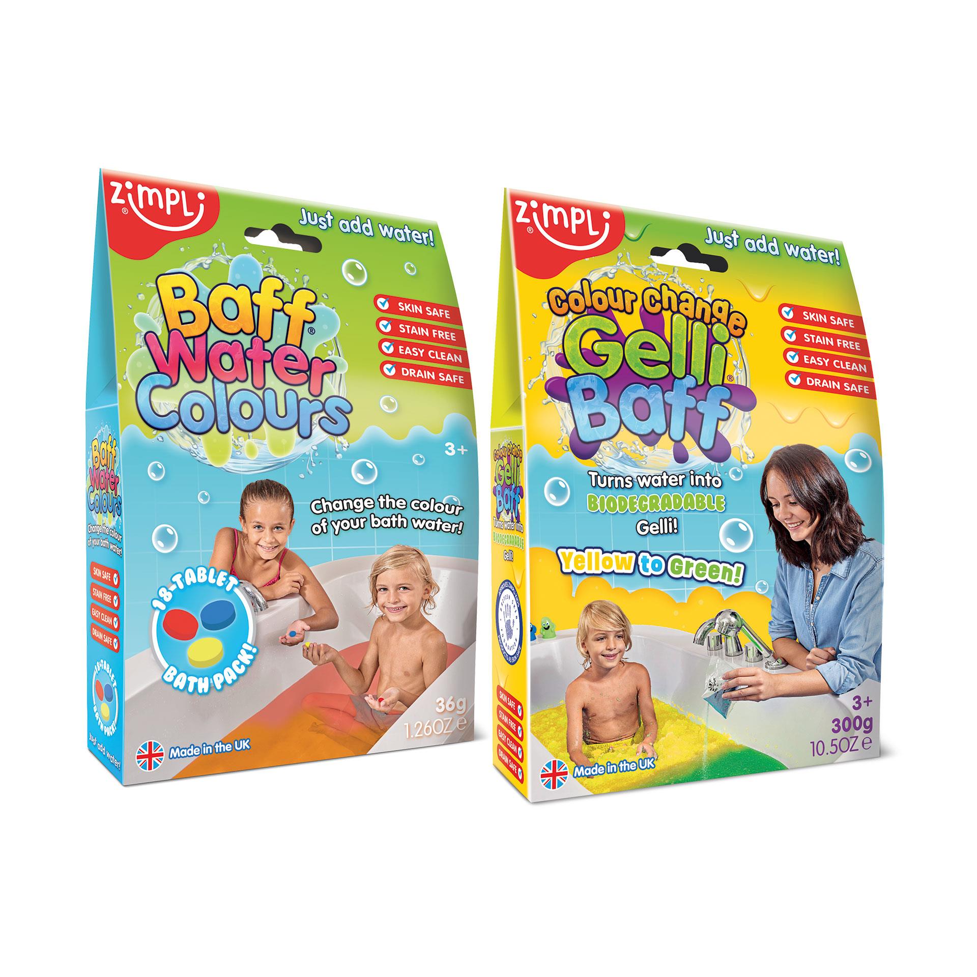 Set doppio, Colour Change Gelli Baff e Baff Water Colours