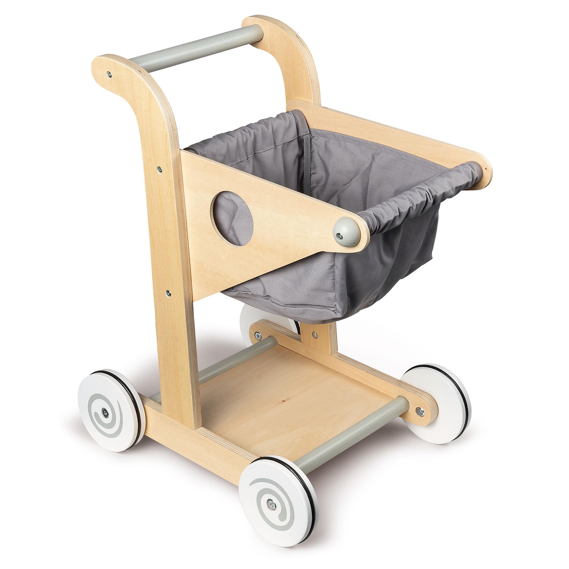 Carrello in legno per bambini