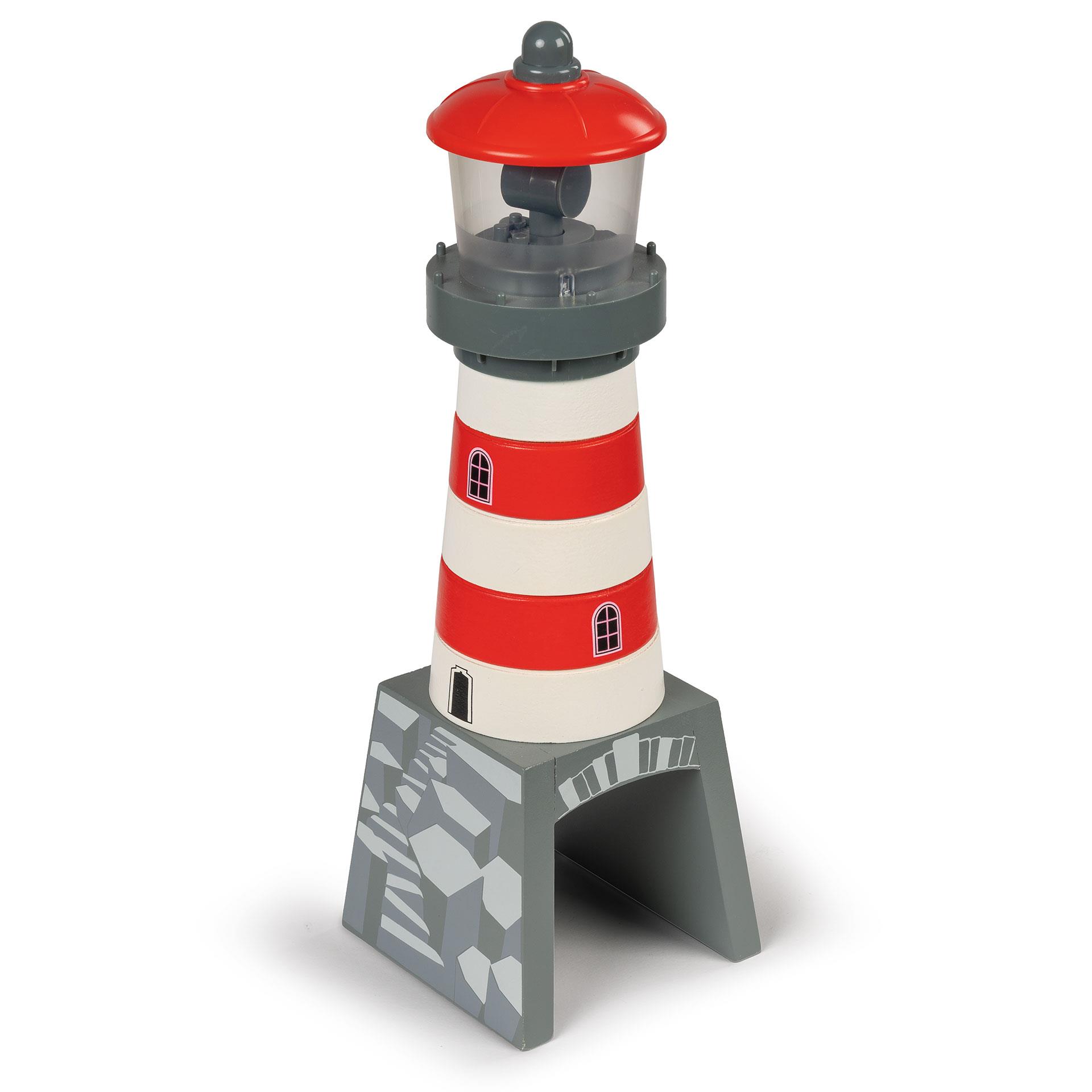 Faro ferroviario in legno