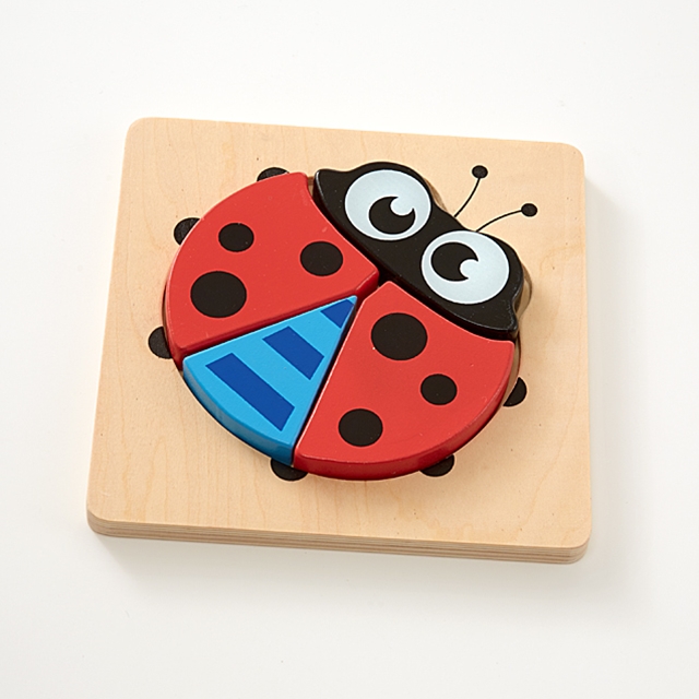 Puzzle pour bébé coccinelle