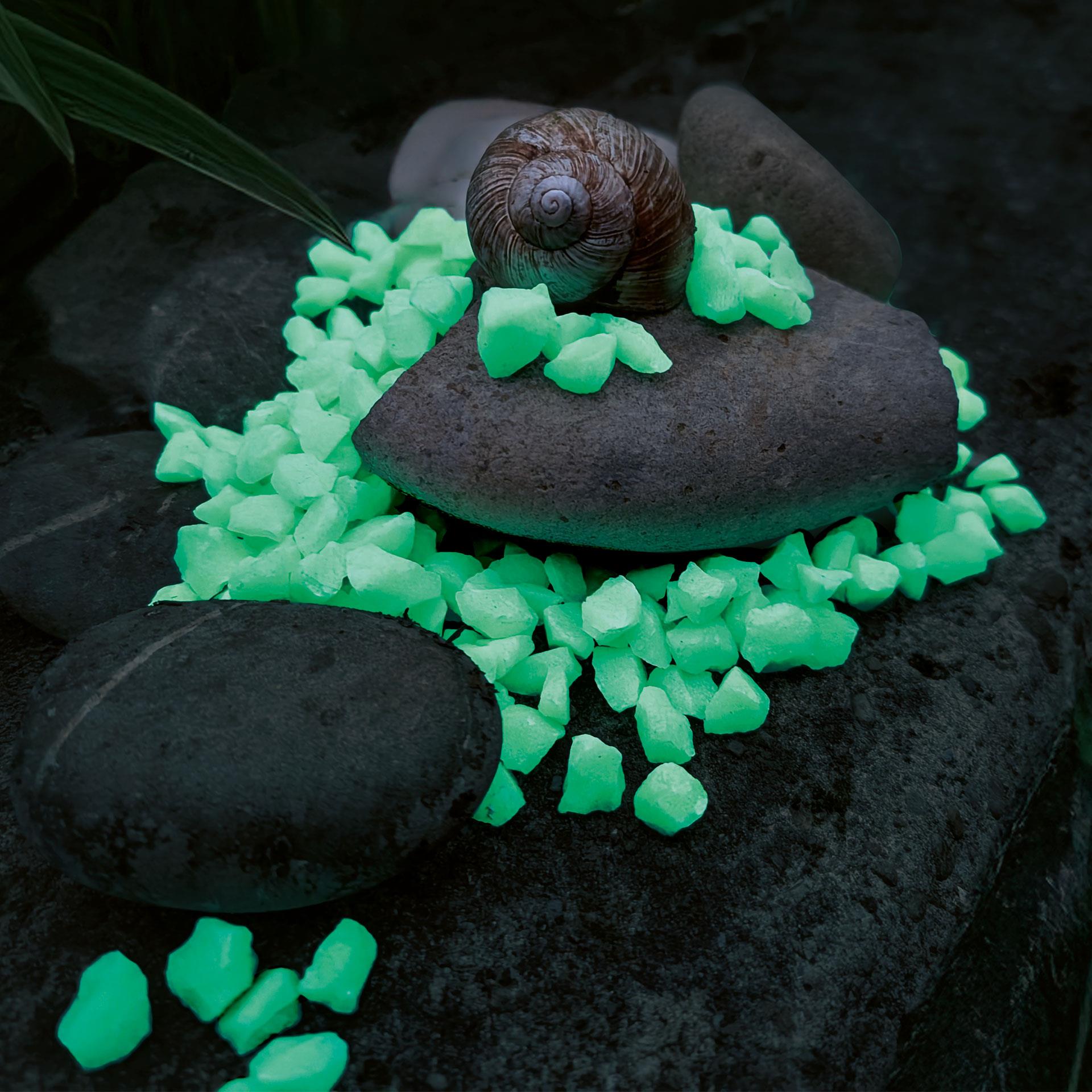 Leuchtsteine Glow in Dark Grün 1 kg