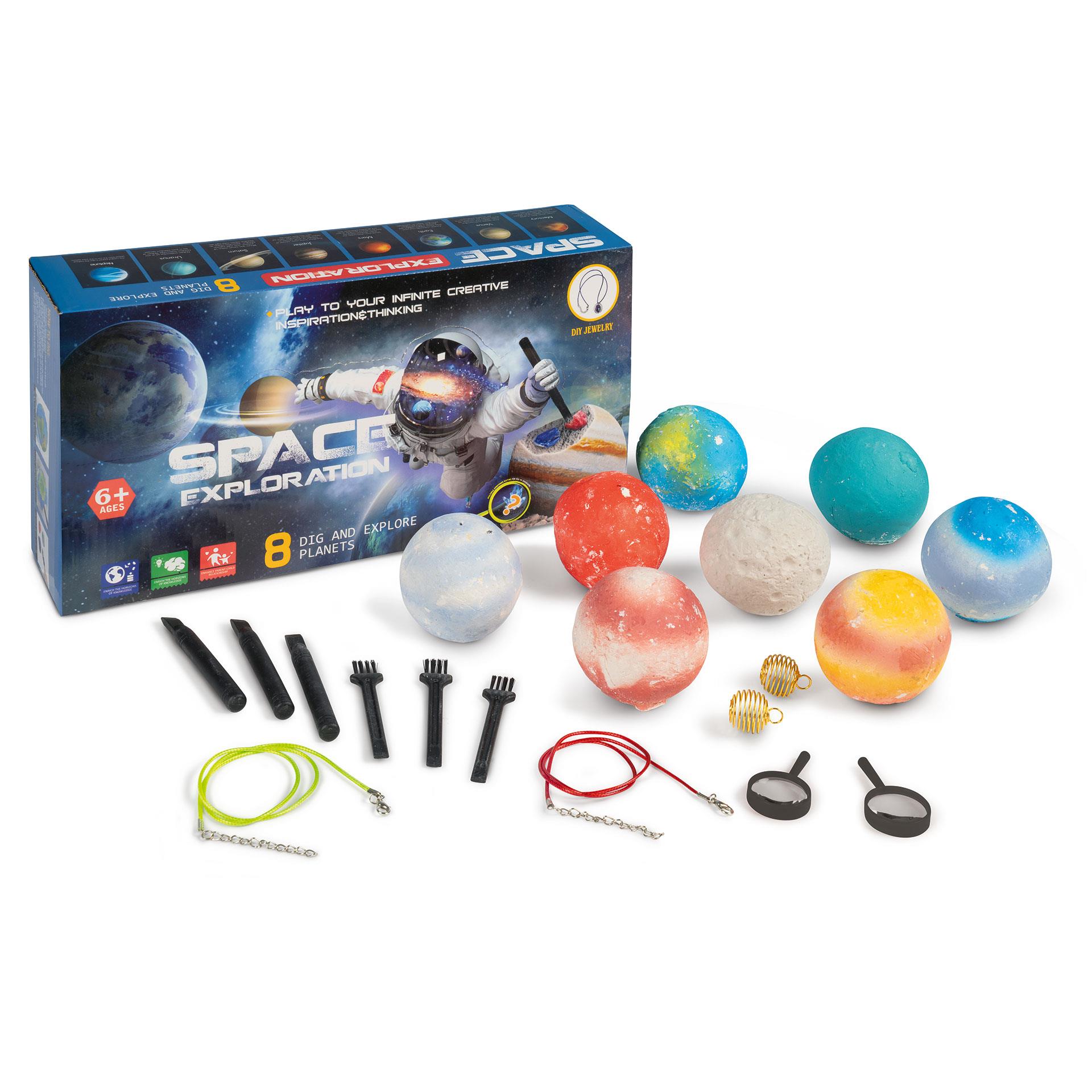 Kit d'excavation Planètes 8 pces
