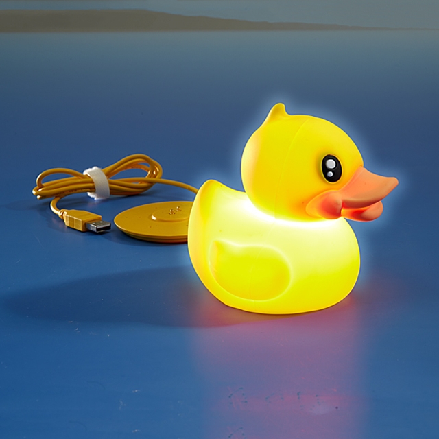 Canard lumineux pour le bain