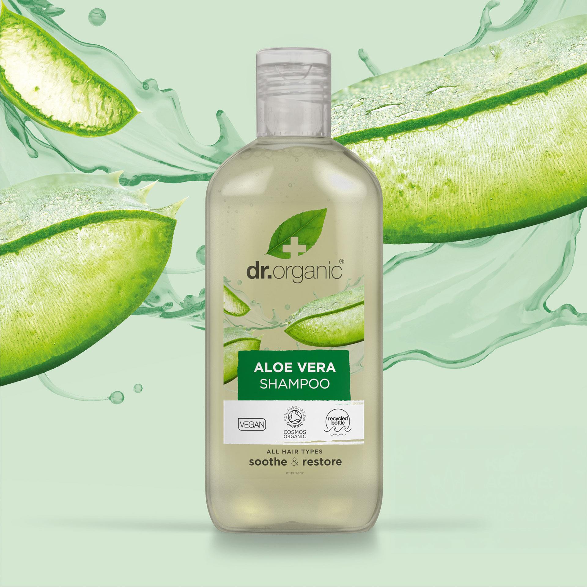 Dr Organic Aloe Vera Shampoo, contenuto 265 ml