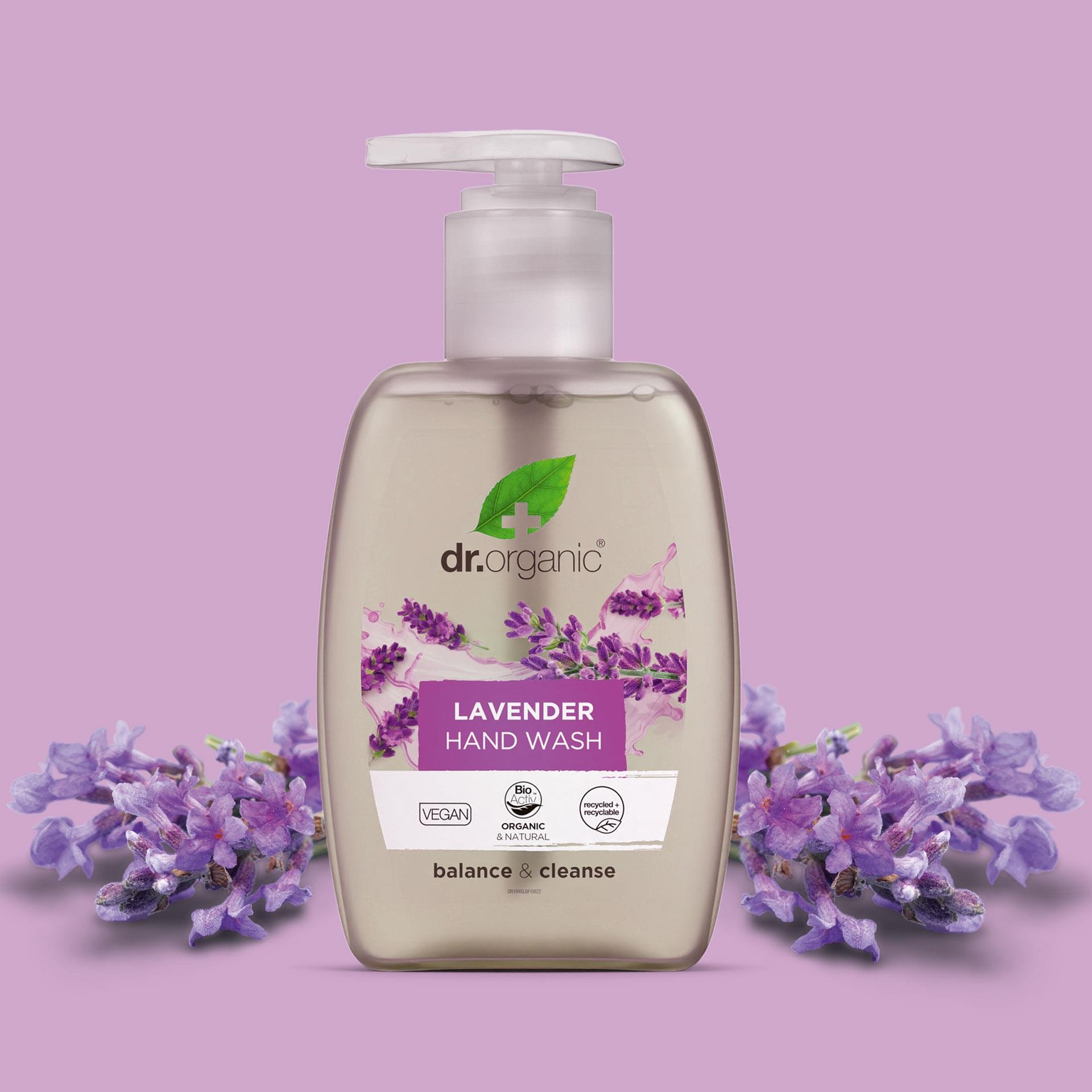 Dr. Organic Lavender Hand Wash, contenu 250 ml