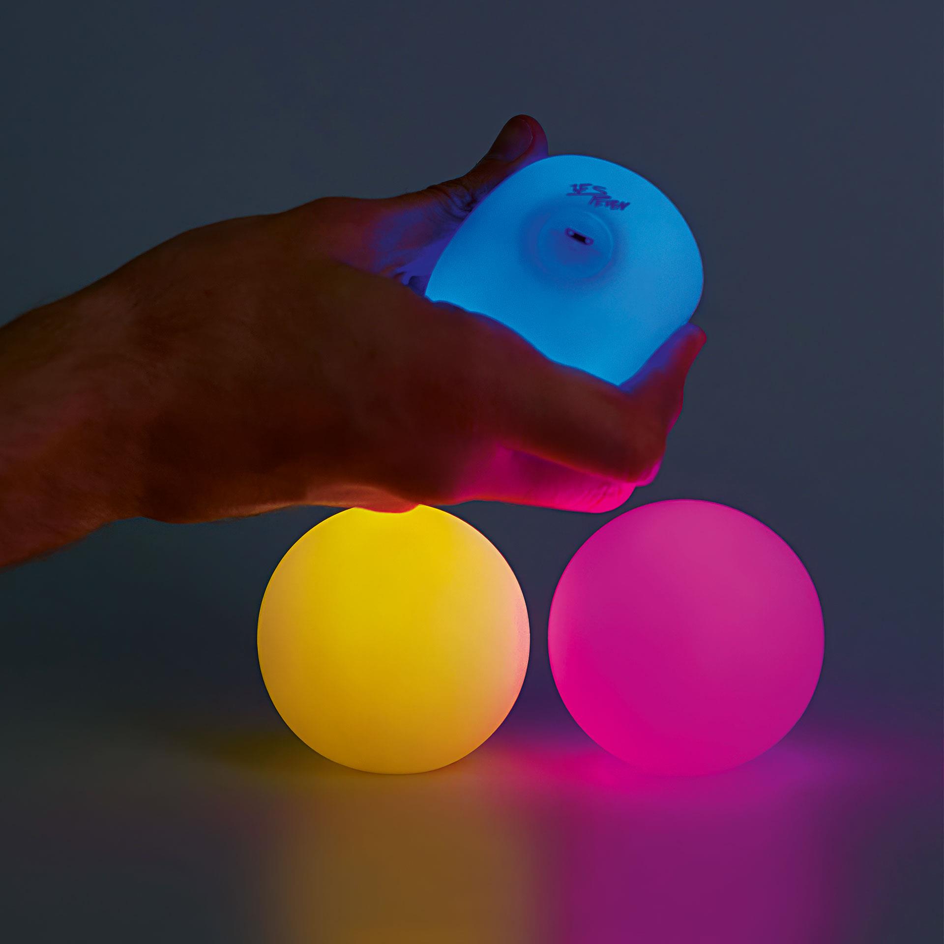 3 palline da giocoleria programmabili e illuminate a LED
