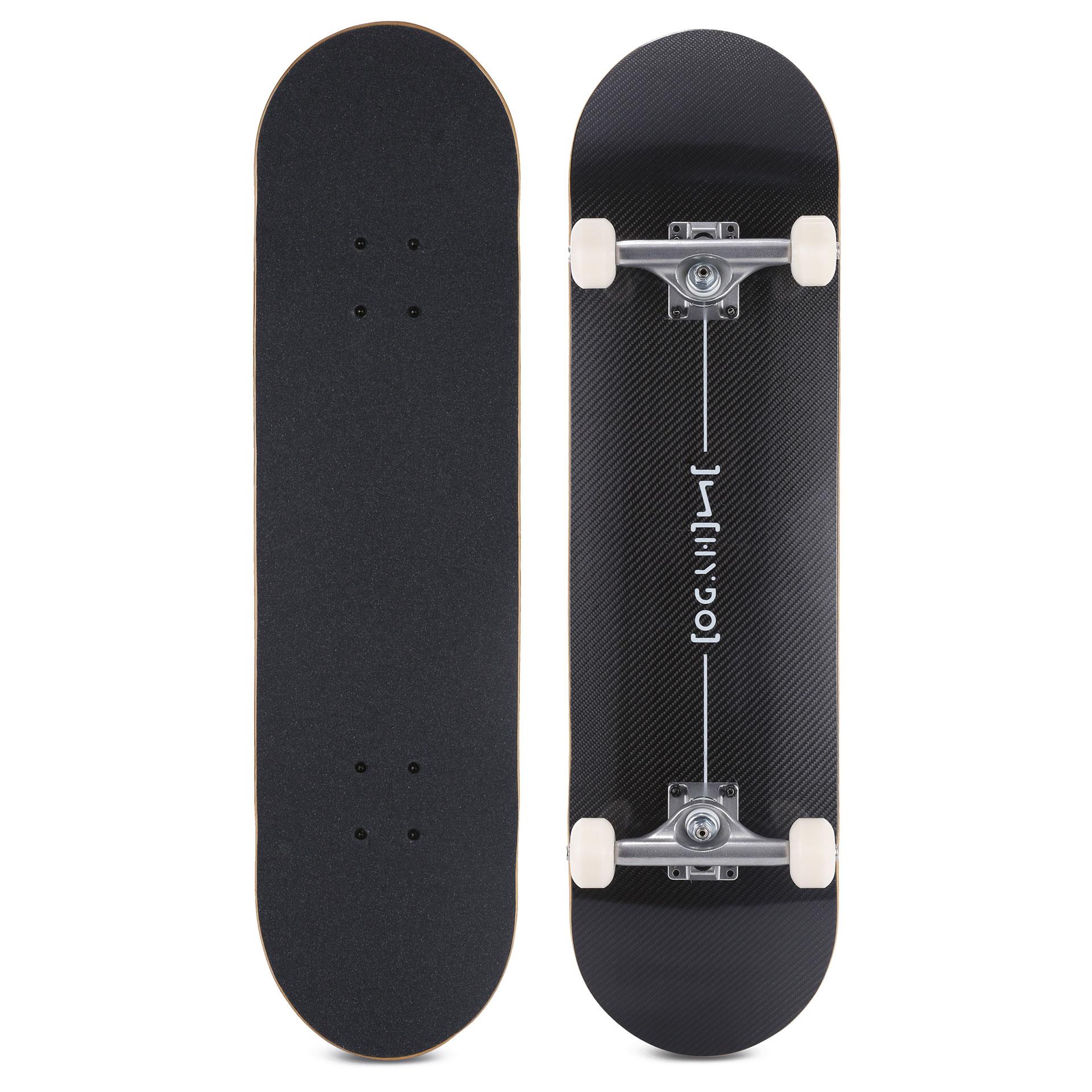 Skateboard in fibra di vetro dal design accattivante