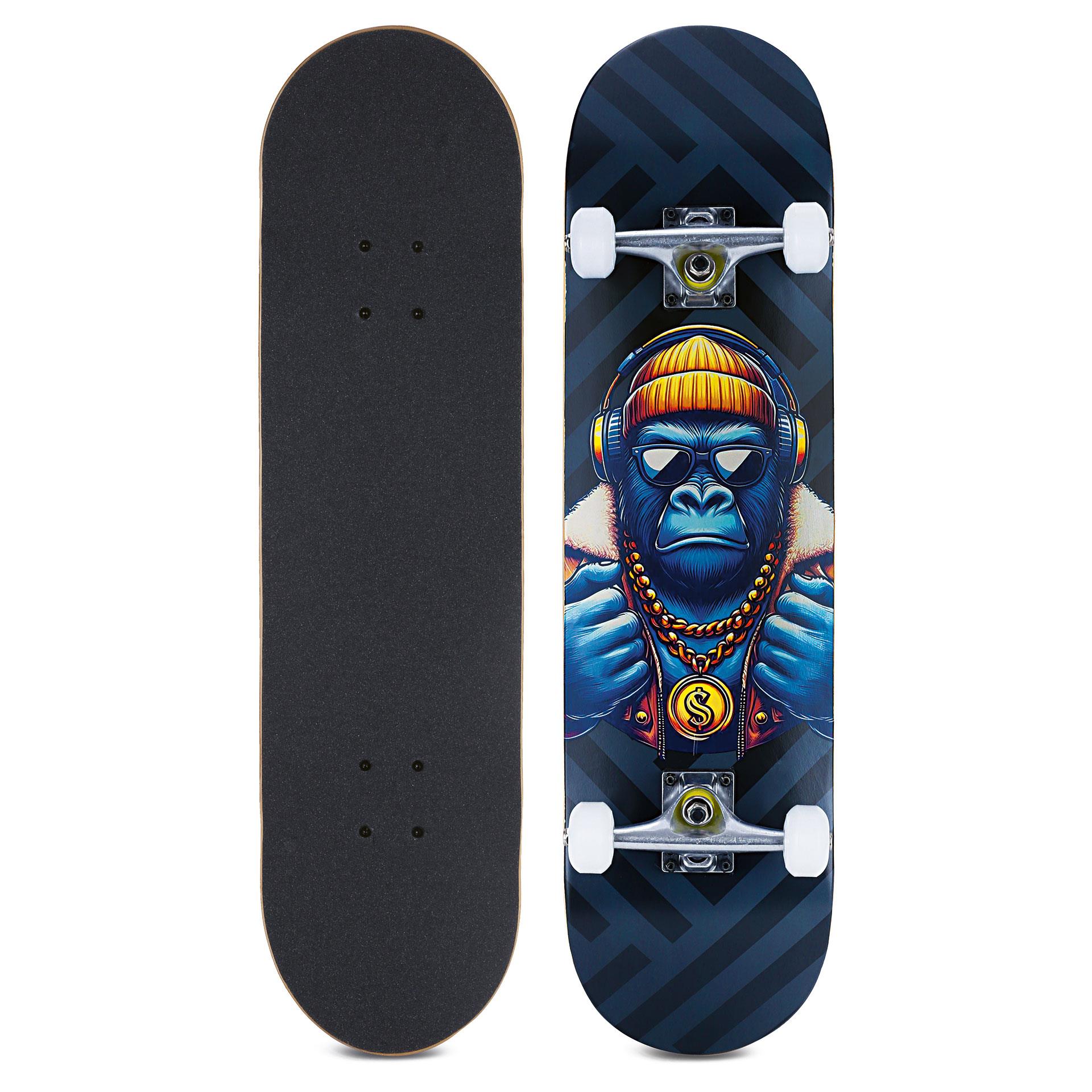 Skateboard Fun con tavola in legno