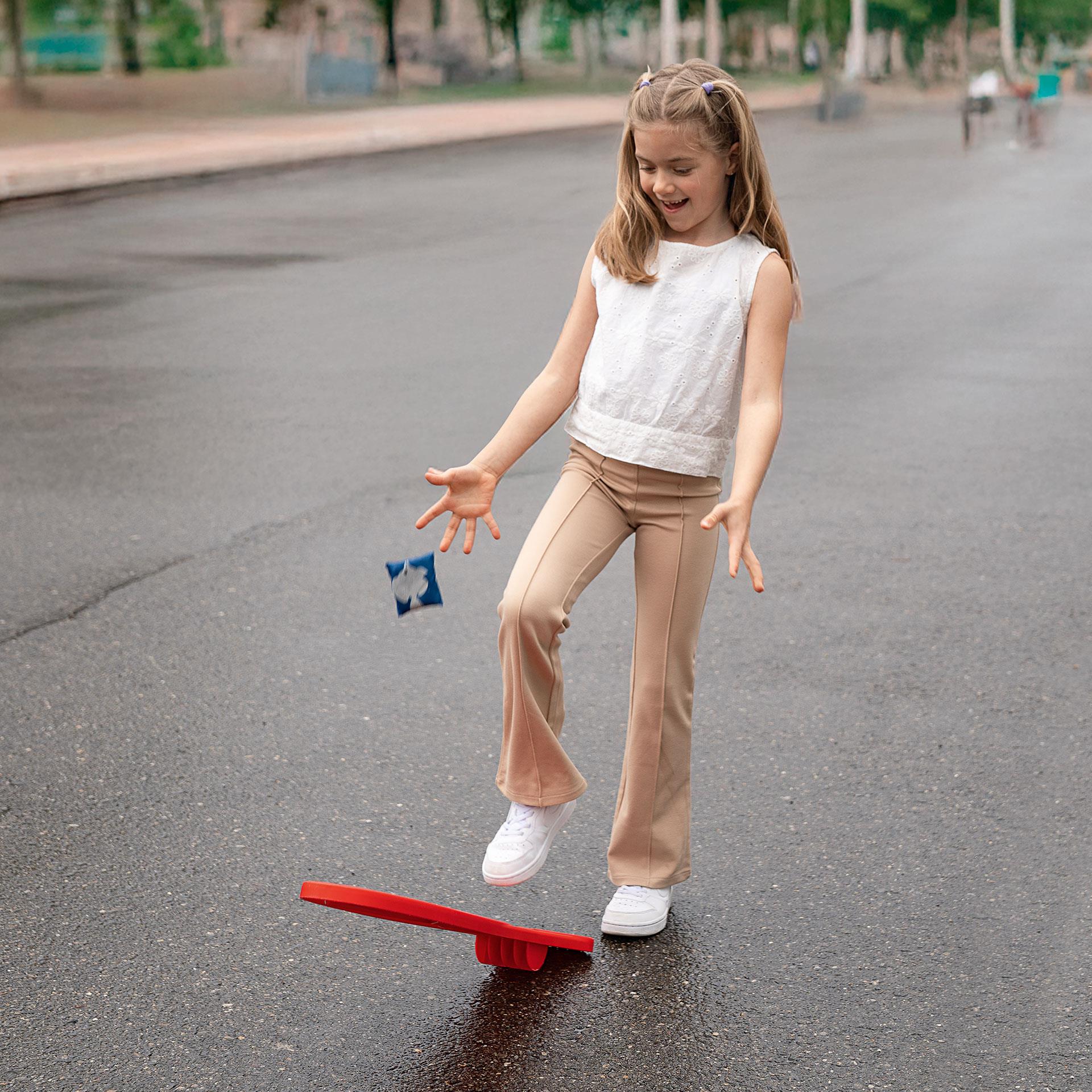 Jeu de catapulte avec 3 sacs à lancer de BEA Toys