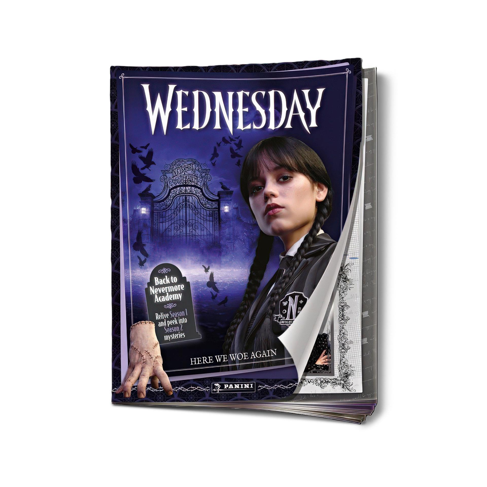 Wednesday Panini Stickeralbum deutsch, 32-seitig