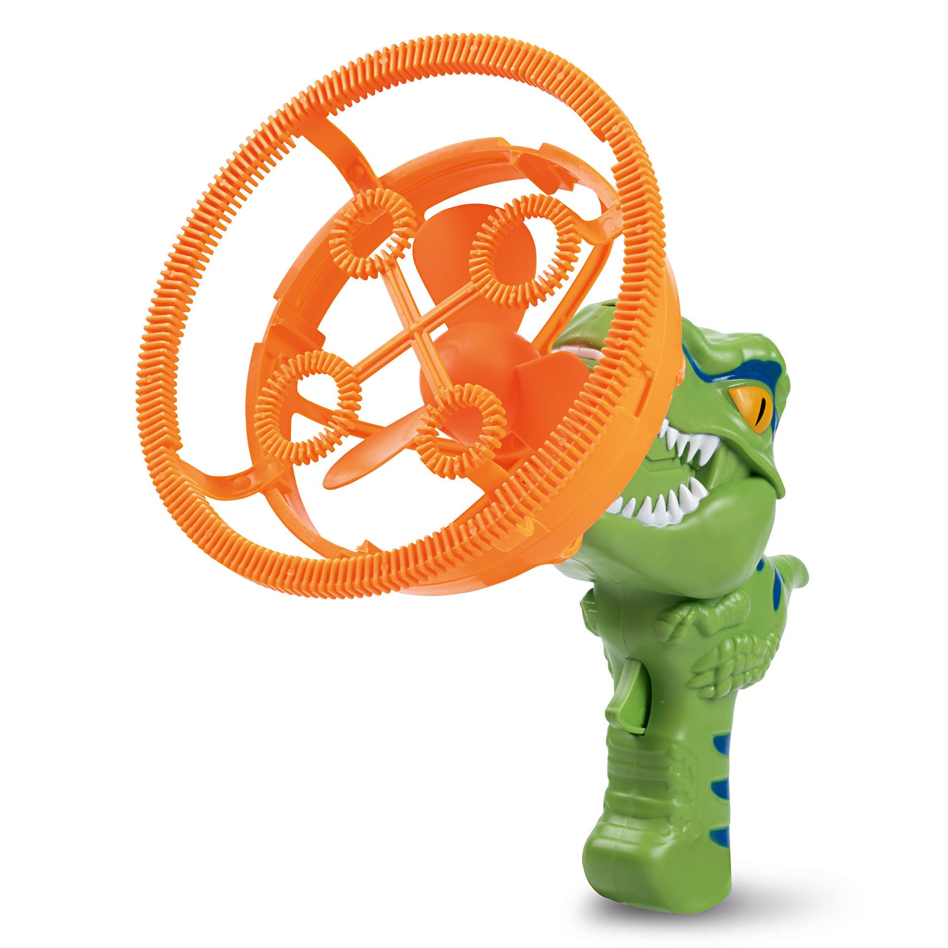 Grüne Dinosaurier-Seifenblasenmaschine