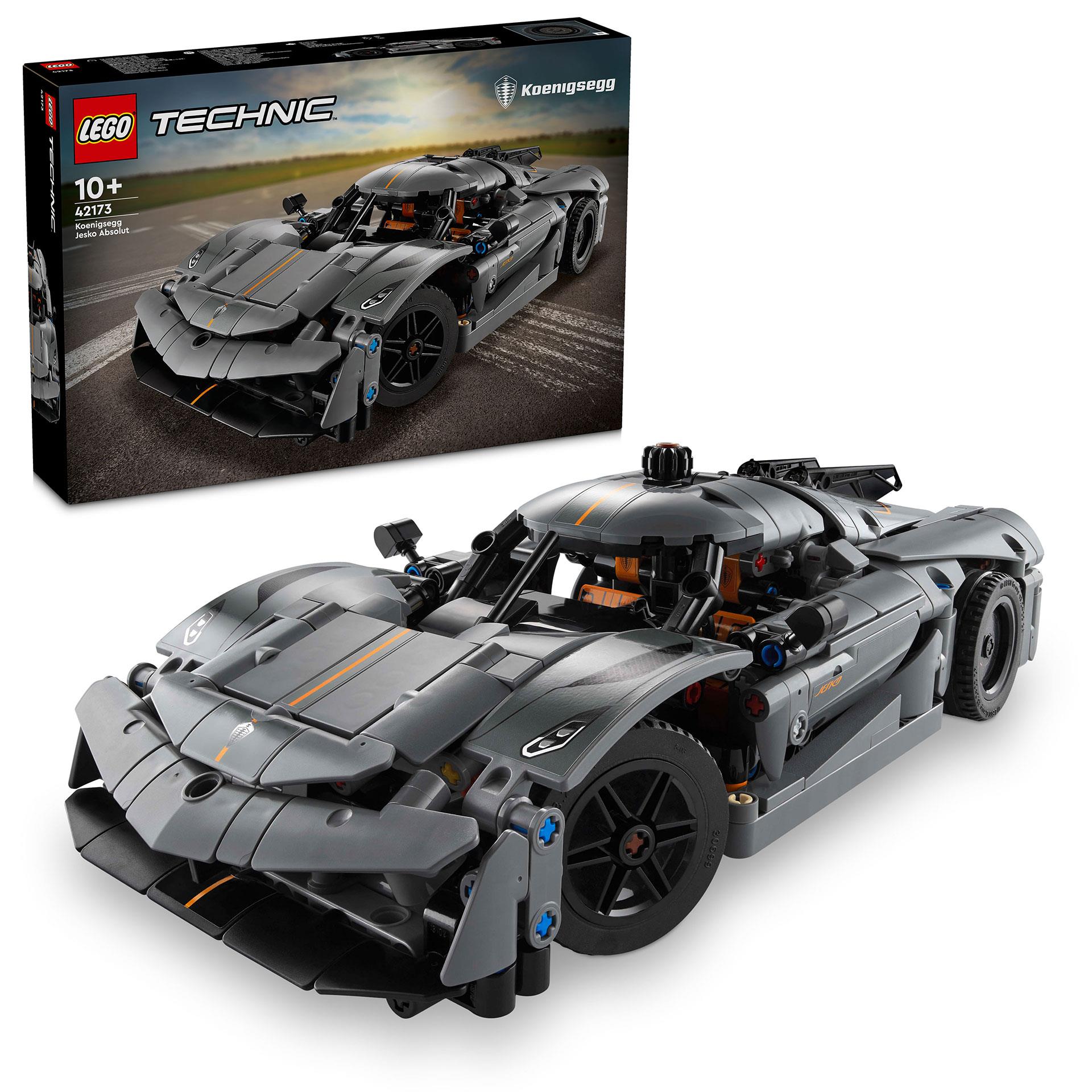 LEGO Technic Koenigsegg Jesko Absolut Supersportwagen in Grau