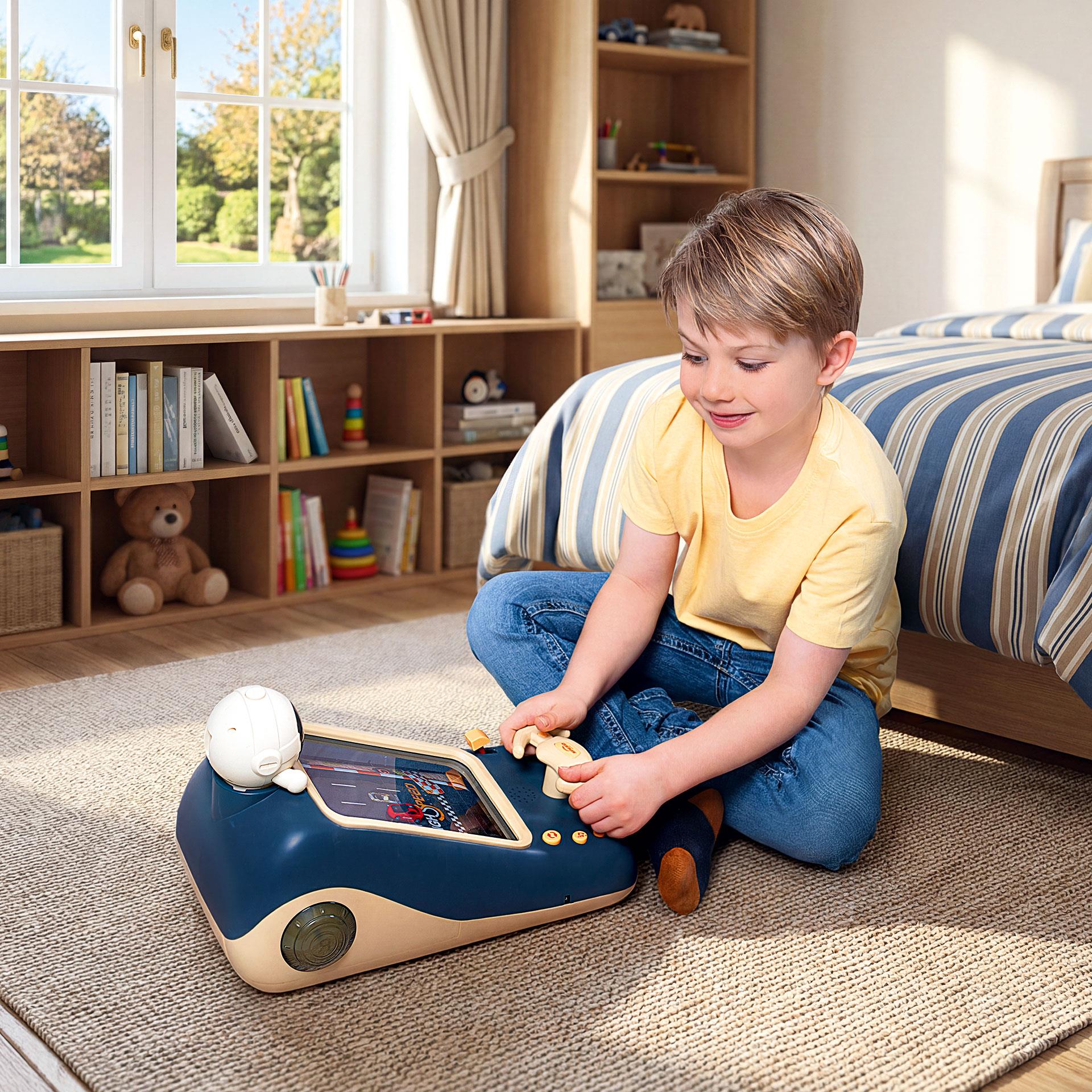 Steering Wheel Racing Game, Autorennspiel für Kinder mit integriertem Zeitmesser