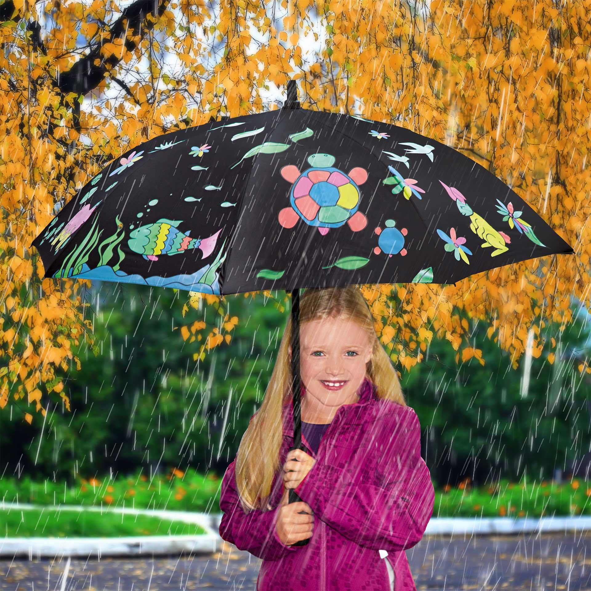Parapluie enfants magie des couleurs
