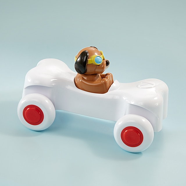 Rennwagen Knochen mit Hund Viking Toys