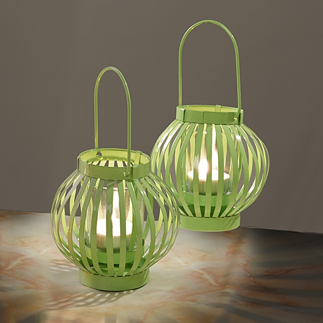 Windlichter Green-Style 2er Set