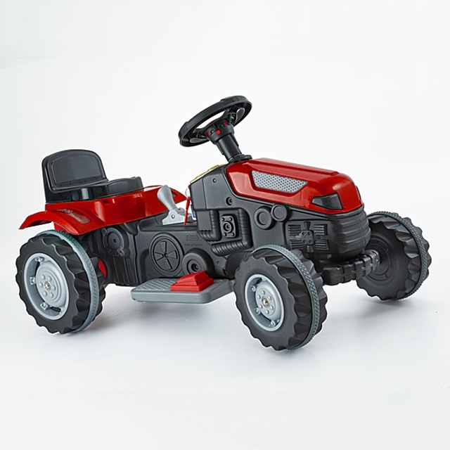 Traktor mit Elektroantrieb 6V rot