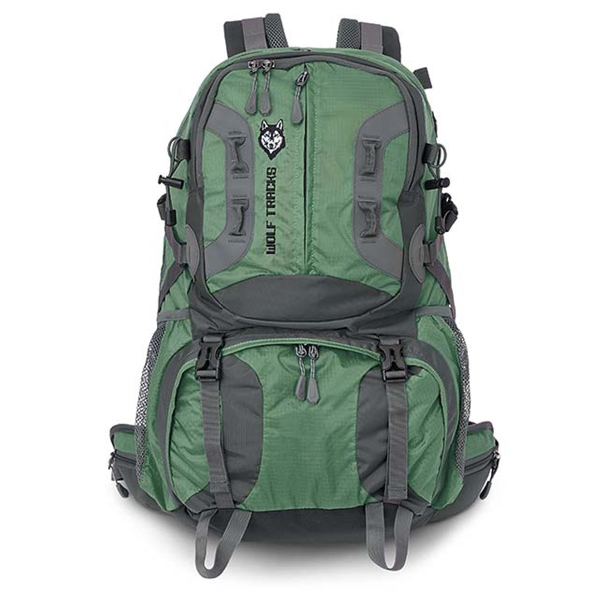 Rucksack Wolf Tracks Green Forest 50 L