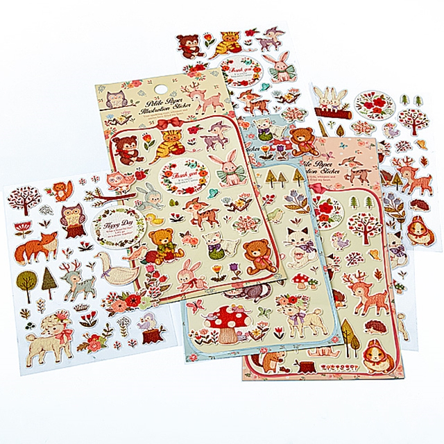 Stickers Shabby Chic, 250 pièces