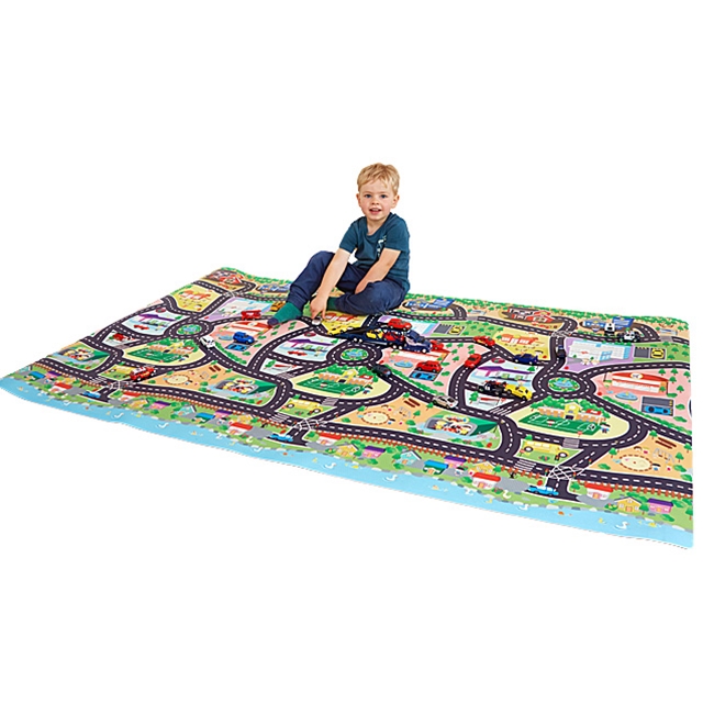 Spielteppich Strasse Mega City XXL 120 x 200 cm