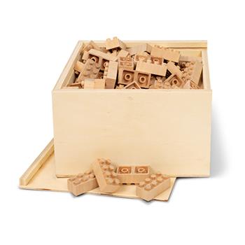 Cubetti di legno, 90 pezzi