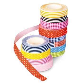 Fabric Tape Stoffbänder 12 Stk. - 120 m