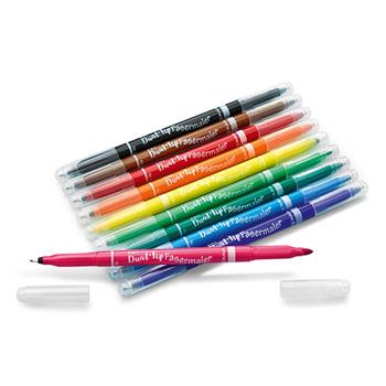 Crayons à peindre en fibre Dual Tip, 10 pcs