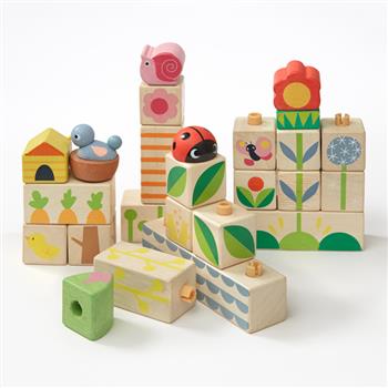 Bausteine zum Stecken 24tlg. Tender Leaf Toys