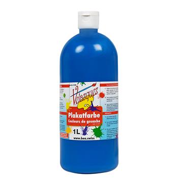 Velazquez Plakatfarbe blau 1 Liter