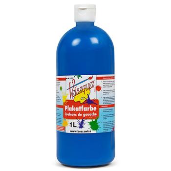 Peinture pour affiches Velazquez bleu 1 L