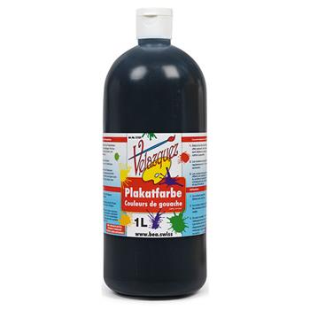 Velazquez Plakatfarbe schwarz 1 Liter