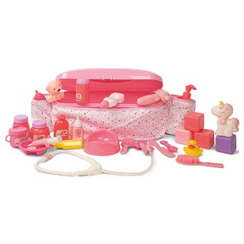 Box di lusso per la cura della bambola Baby Love, 30 pezzi