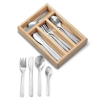 Set di posate in accaio inox 17 pezzi