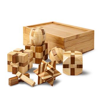 Knobelfiguren Box Bambus