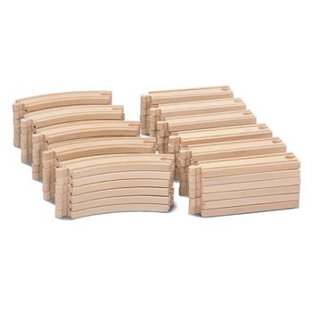 Rails supplementaires en bois, 66 pces