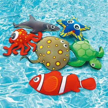 Animaux de plongee Ocean World 6 pces