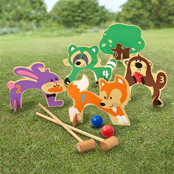 Croquet animaux 9 pces