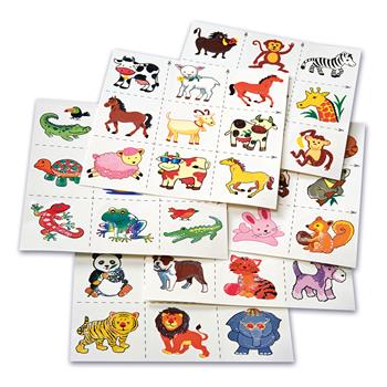 Tattoo animaux 54 pcs