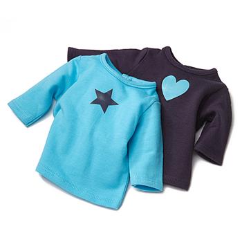 Poupée chemises longues manches Basis Teen'ee, 2 pces