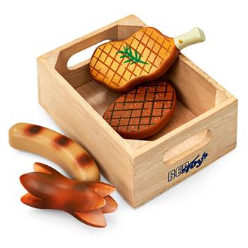 Kit barbecue en bois 5 pces